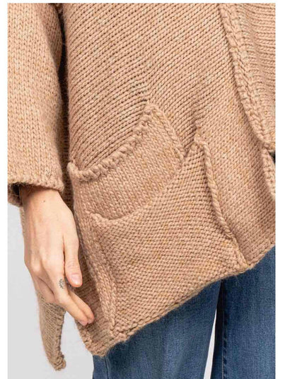 Alpaca Blend Asymmetrical Sweater