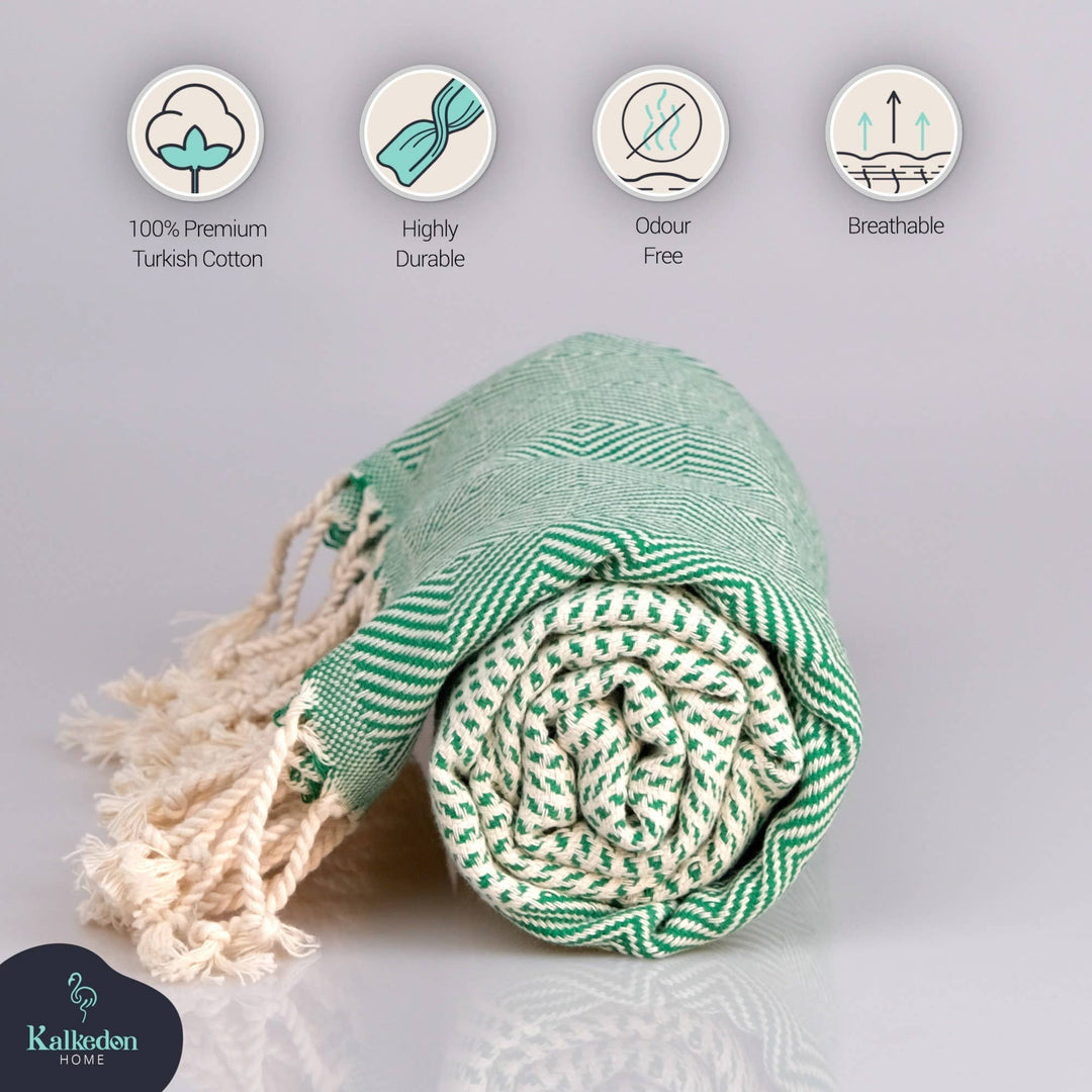 Large Diamond Pattern Turkish Towel