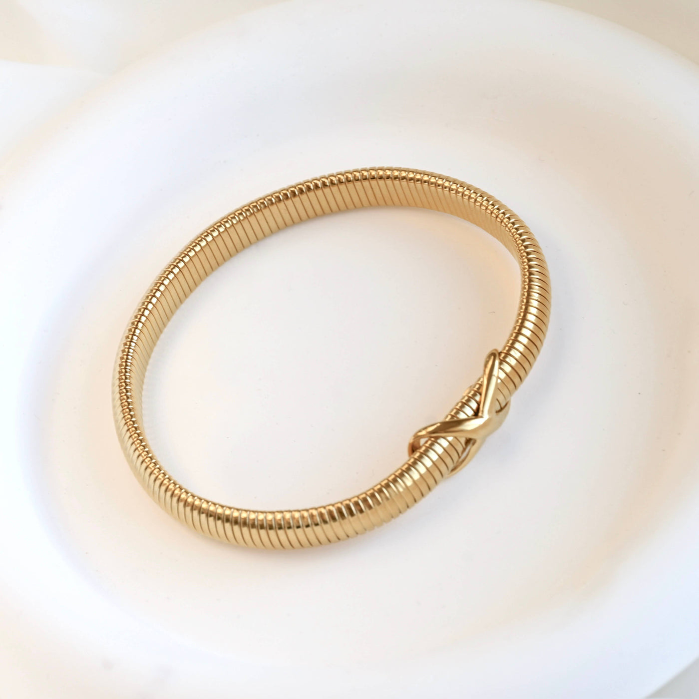 Tubogas Bracelet - Stainless Steel Thin Cobra Bangle