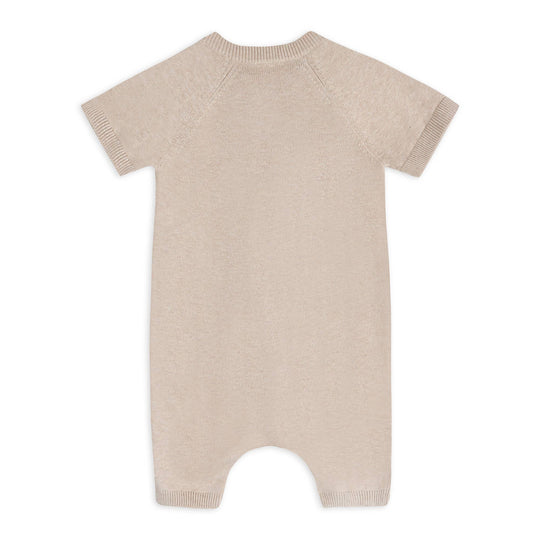 Doggy Applique Baby Knit Romper