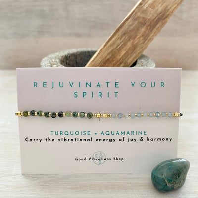 Rejuvenate Your Spirit ⎮ Gemstone Intention Bracelet