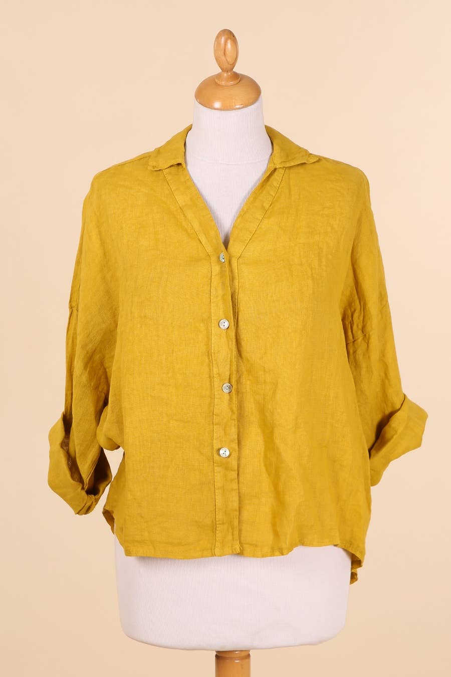 Standard Italian Linen Button Up