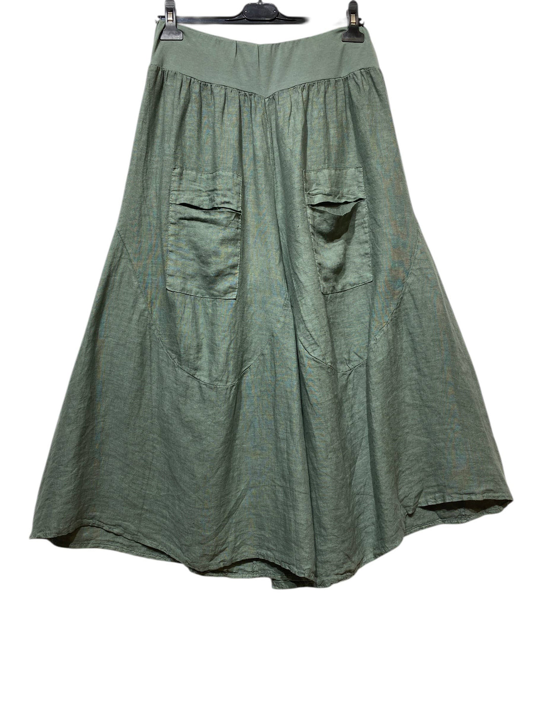 Wide Leg Linen Capris