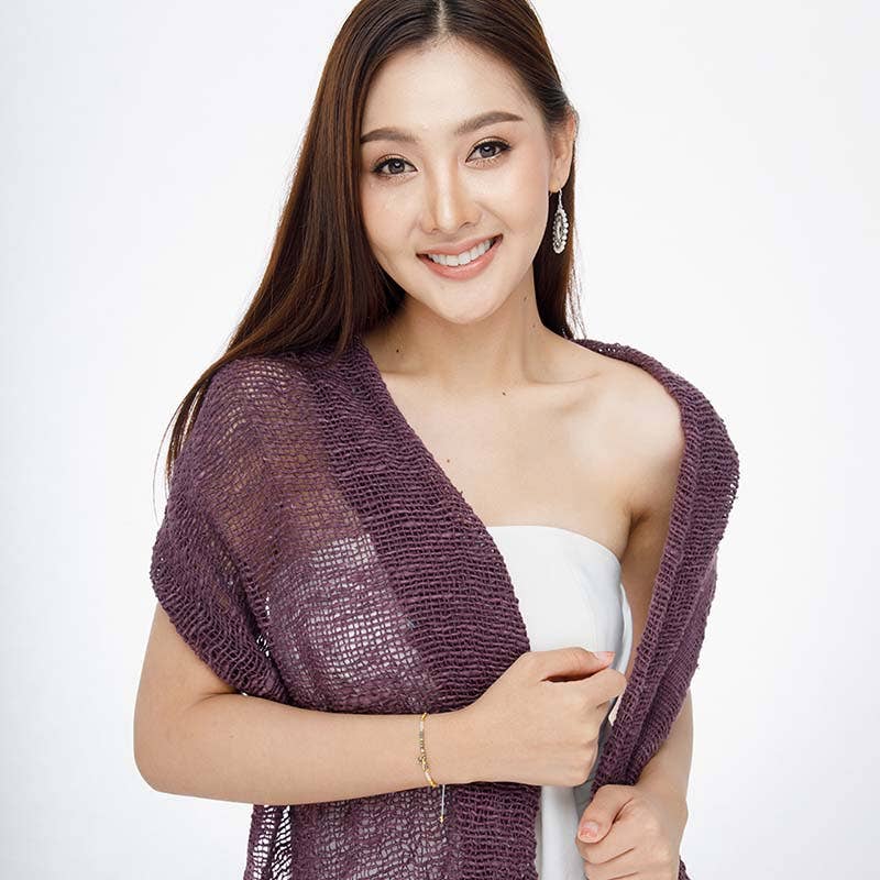 100% Cotton Fair Trade Free Weave Scarf