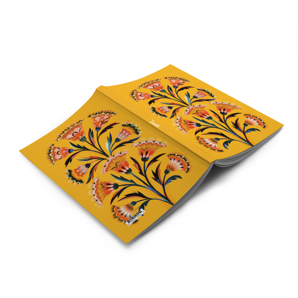 Golden Floral Classic Layflat Journal