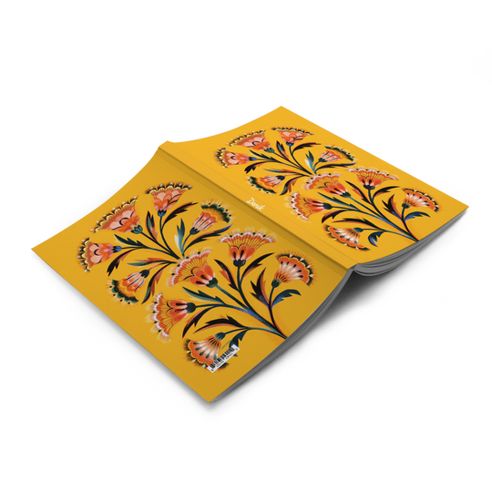 Golden Floral Classic Layflat Journal