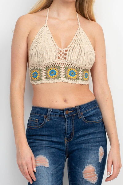 Granny Square Crochet Top