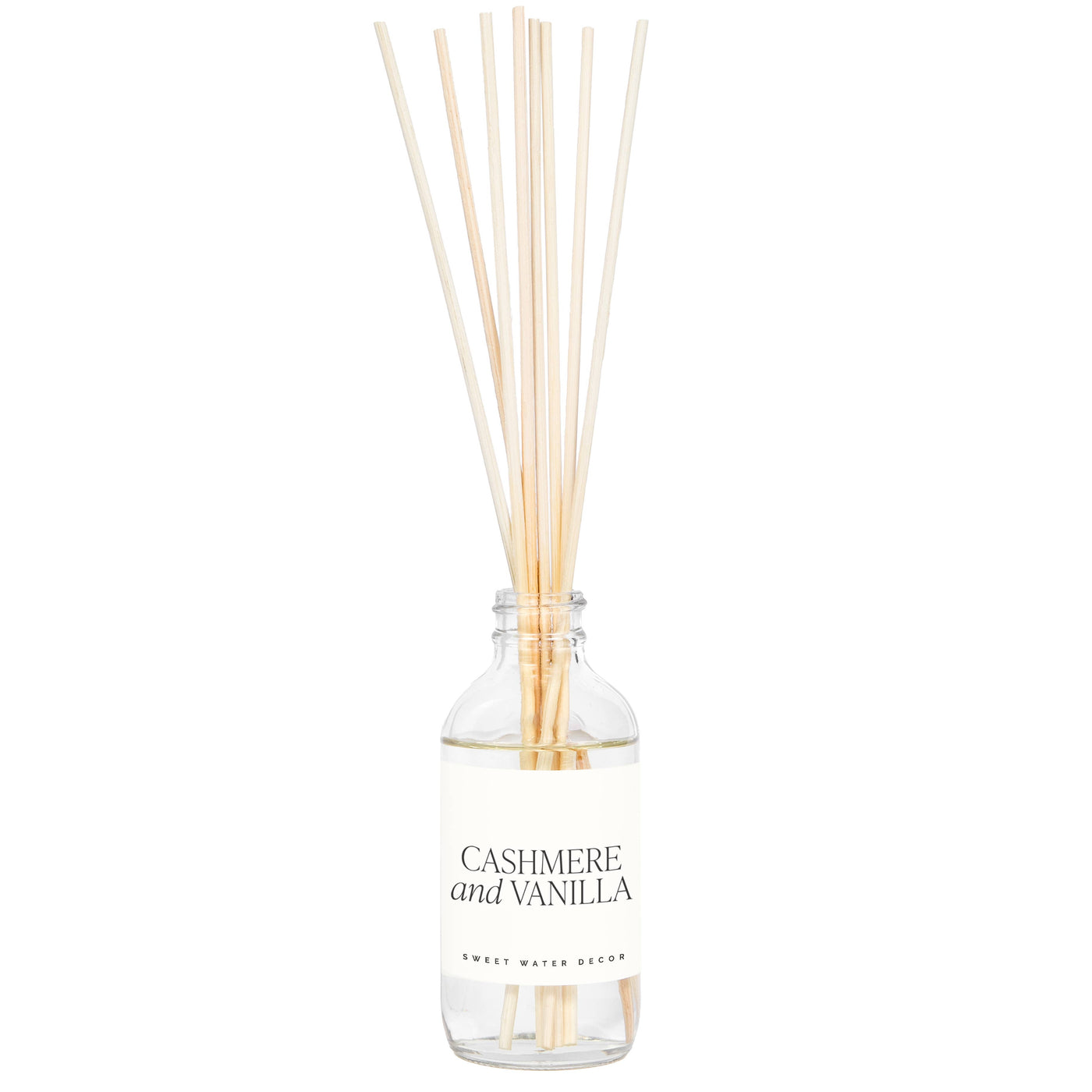 Sweet Water Decor Cashmere and Vanilla Clear Reed Diffuser - Simple Good