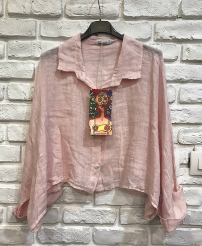 Boxy Linen Button Up