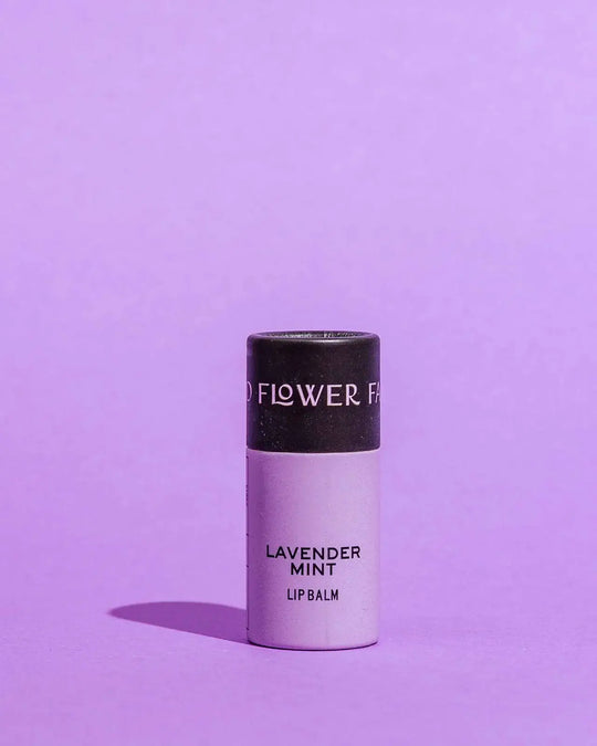 Lavender Mint Organic Lip Balm / 0.3 oz Biodegradable Tube