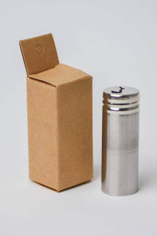 Charcoal Floss in Steel Container