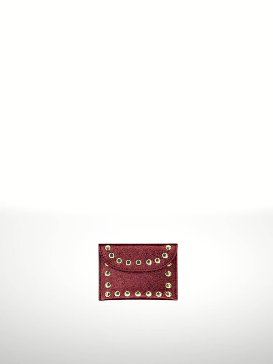Leather Wallet with Studs