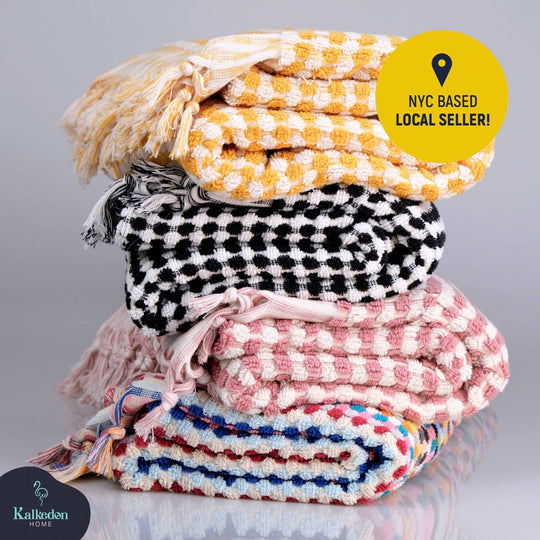 Pom Pom Thick Turkish Towel