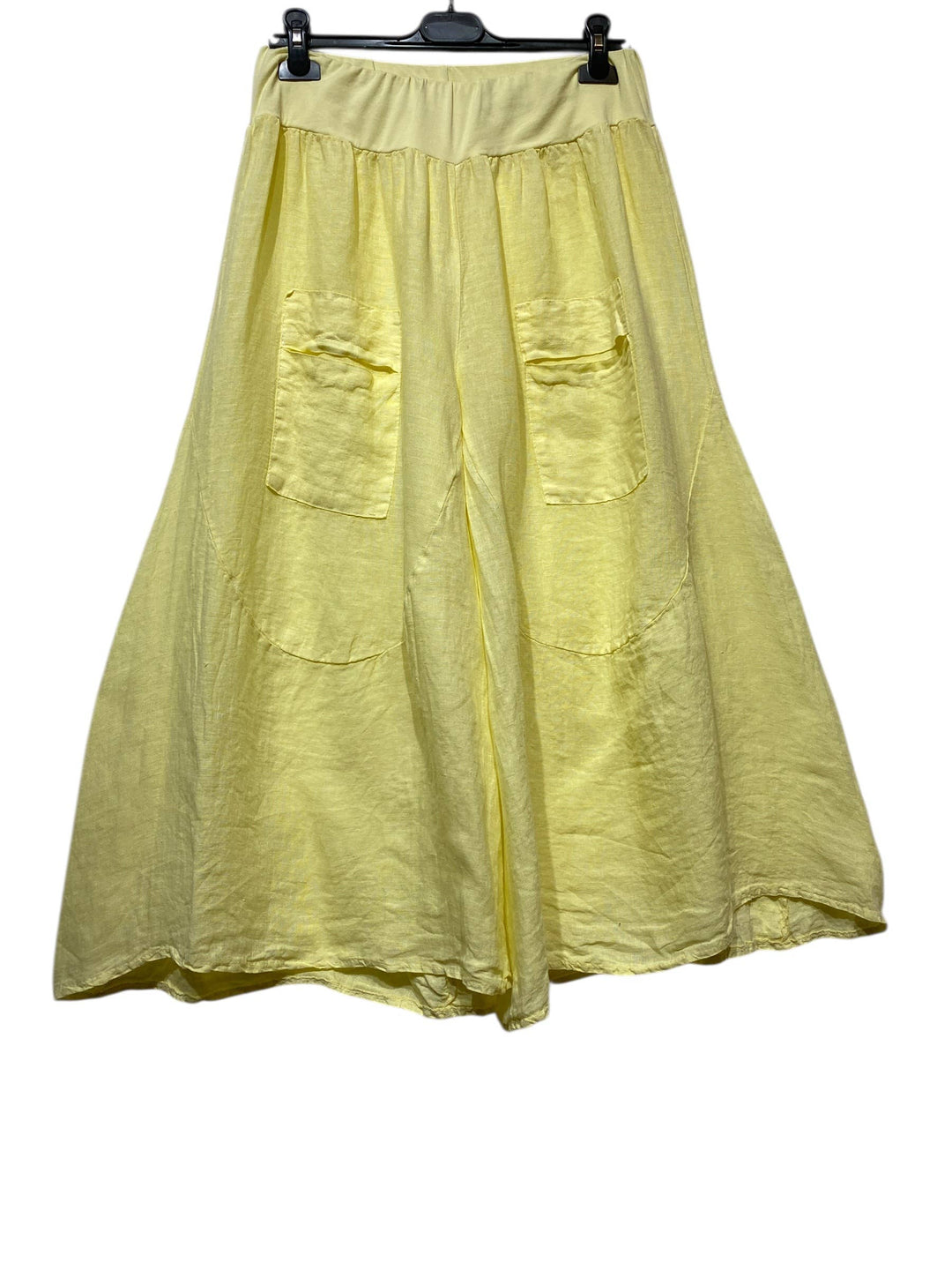 Wide Leg Linen Capris