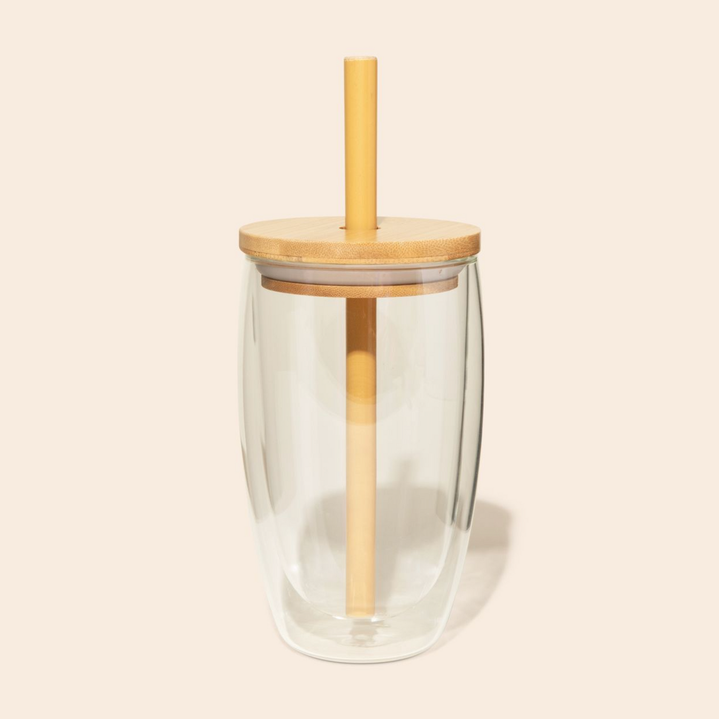 Bamboo Switch Reusable Glass Tumbler with Bamboo Lid + Straw | Bestseller - Simple Good
