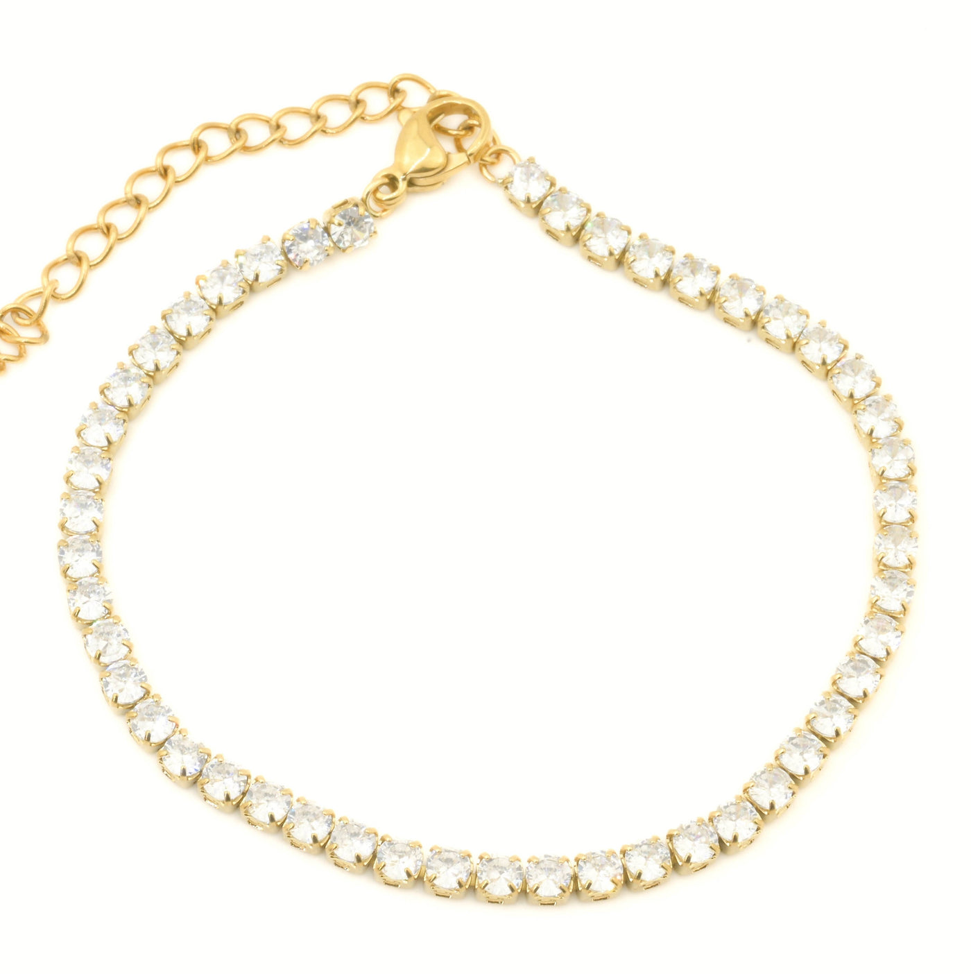 Tennis Chain Bracelet - Tarnish-free Diamond Bracelet