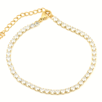 Tennis Chain Bracelet - Tarnish-free Diamond Bracelet