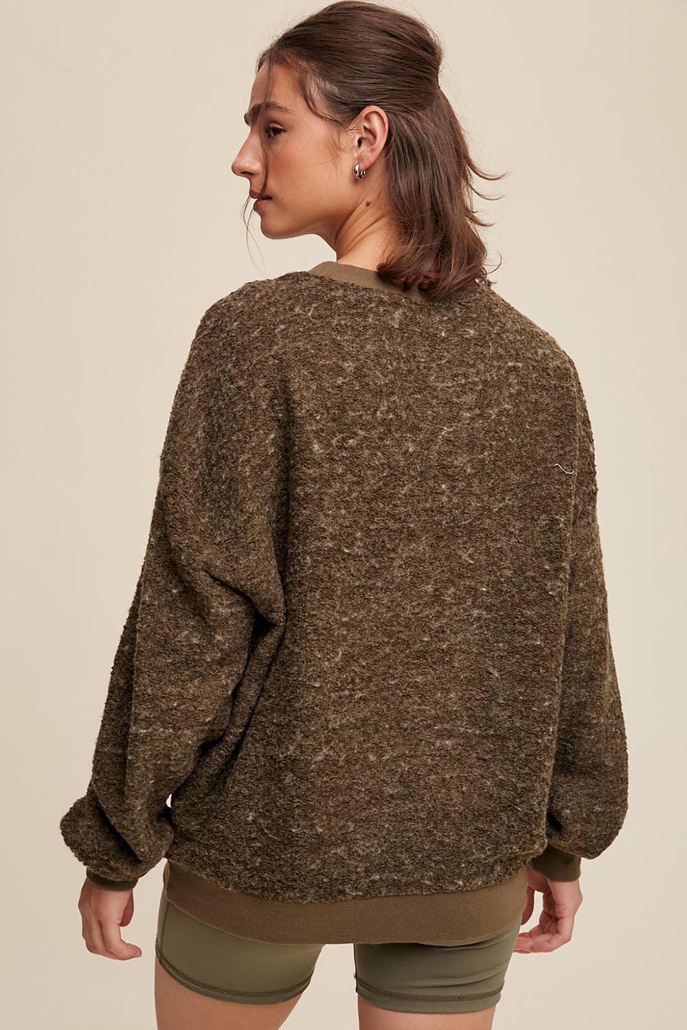 Boucle Pullover Sweater