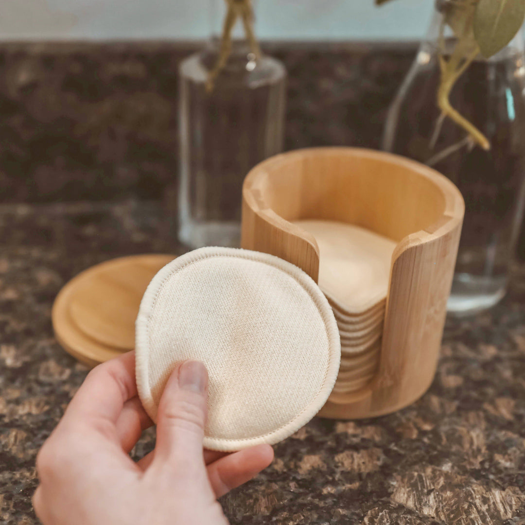 Set of 20 - Reusable Hemp Facial Rounds