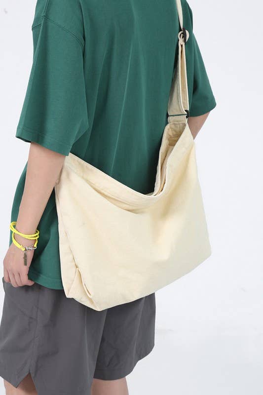 Canvas Big Shoulder Bag