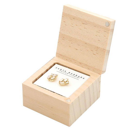 Treasure Box Earrings - Golden Shadow