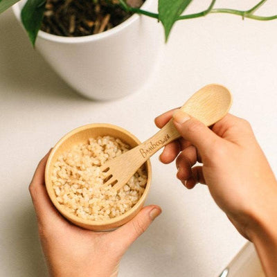 Bamboo Spork Utensil