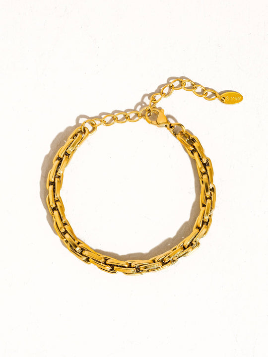 Kolt 18K Gold Plated Non-Tarnish Thin Chain Bracelet