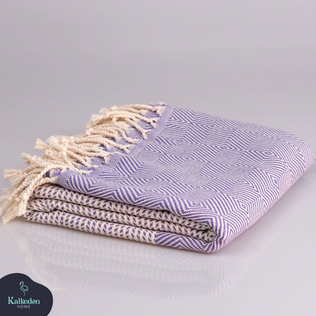 Large Diamond Pattern Turkish Towel