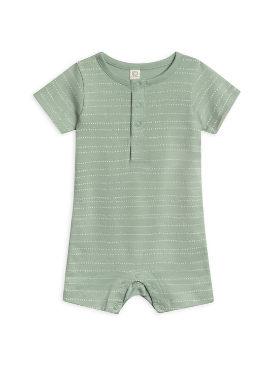 Organic Baby Mason Short Sleeve Romper