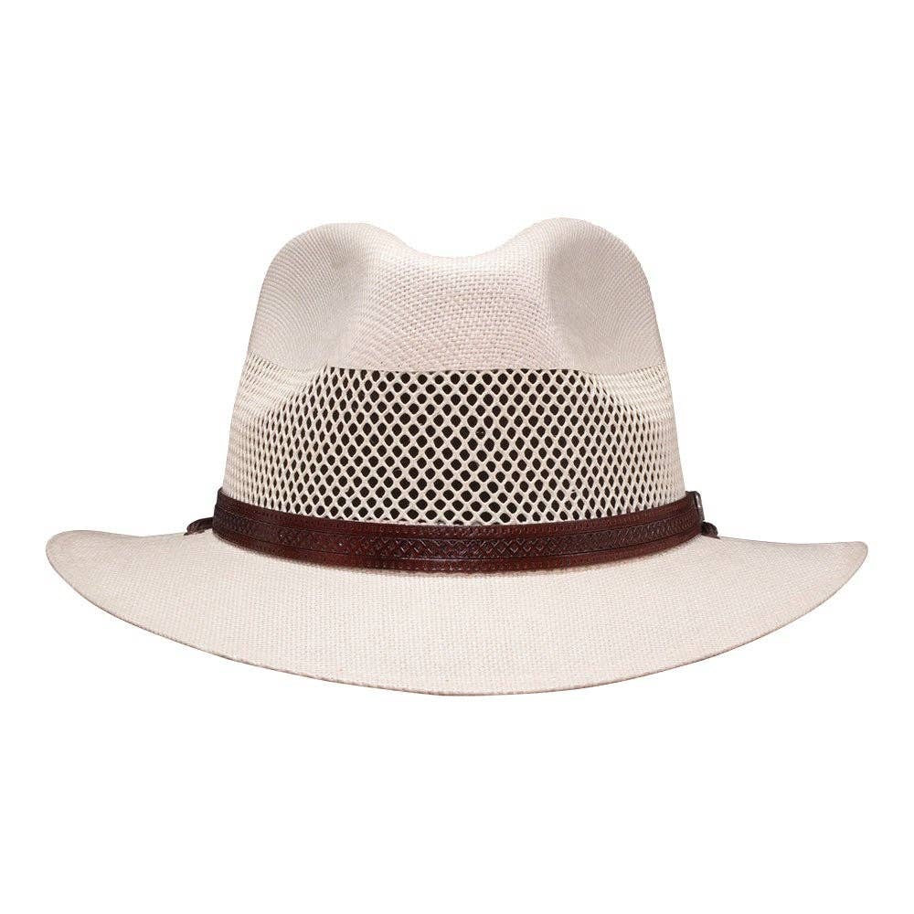 American Hat Makers Milan - Womens Straw Fedora Hat - Simple Good