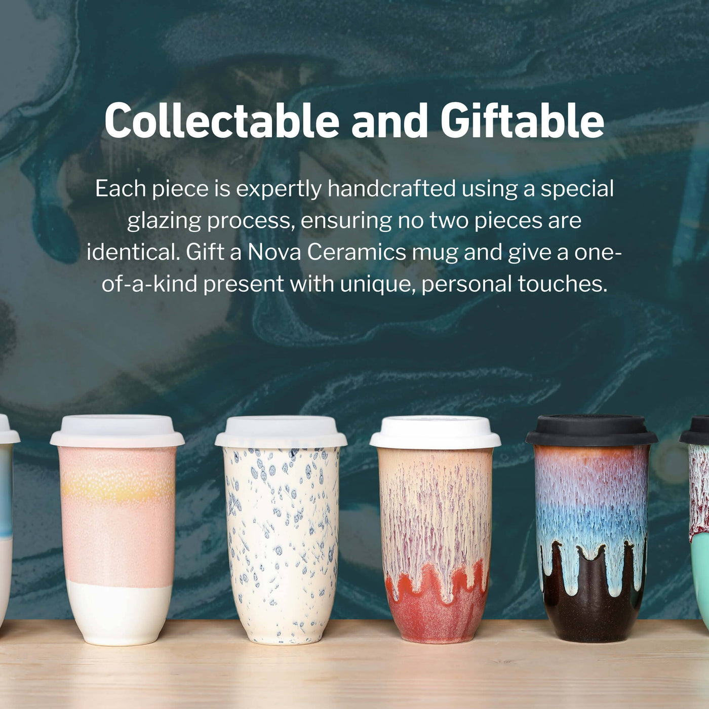 Lagoon Ceramic Travel Cup 16oz