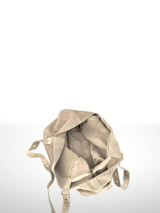 Vircina Studded Suede Tote Bag