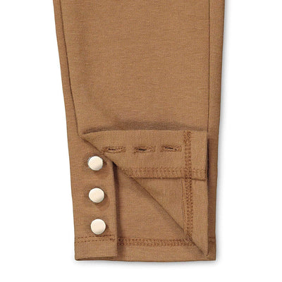 Button Cuff Ponte Pant