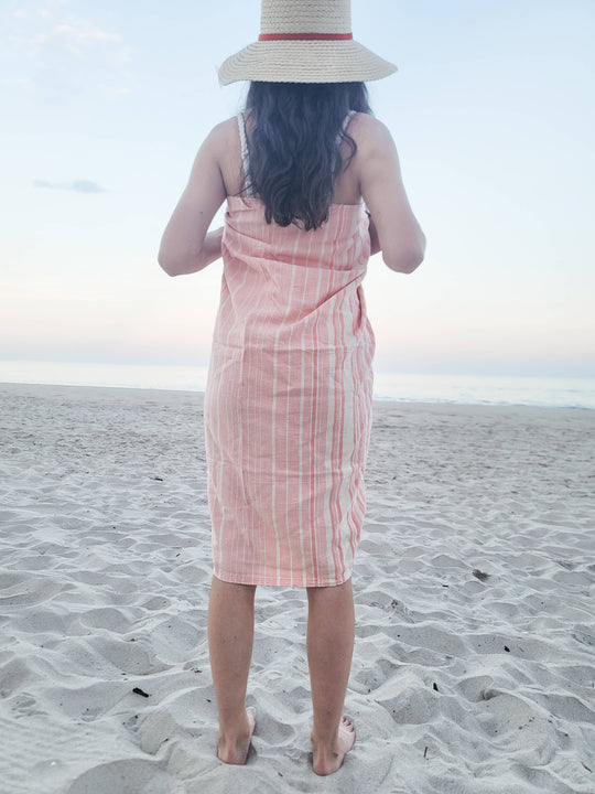 Tegula Turkish Towel | Sand Free Beach Towel |Jacquard Woven