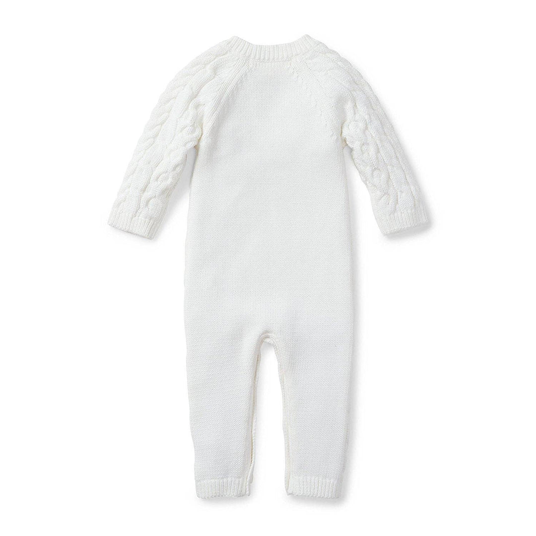 Organic Cable Knit Sweater Romper