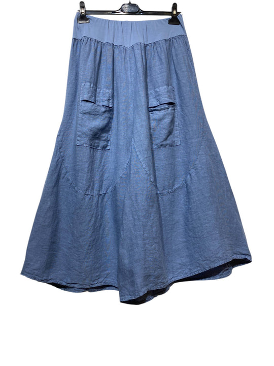 Wide Leg Linen Capris