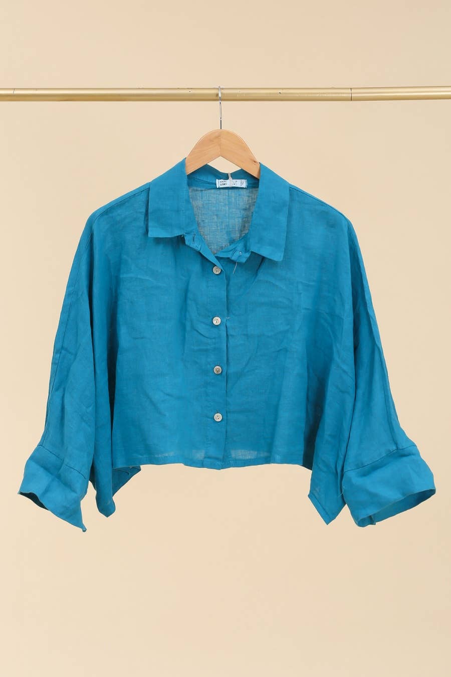 Boxy Linen Button Up