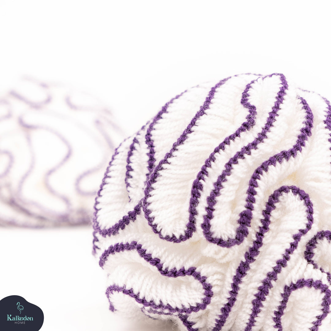 Organic Cotton Shower Pouf