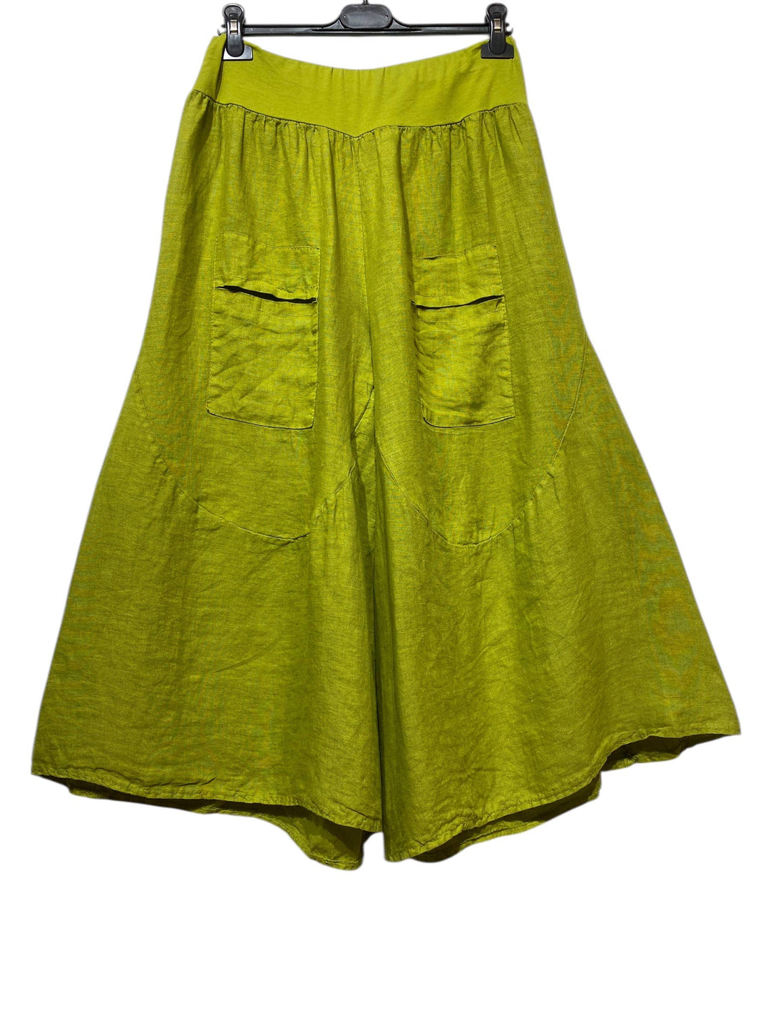 Wide Leg Linen Capris