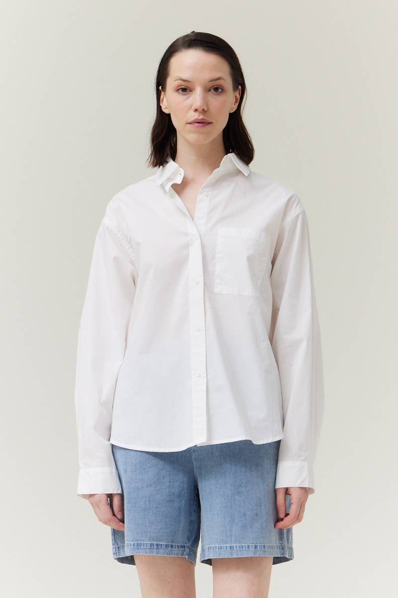 Lightweight Cotton Button Down Shirt