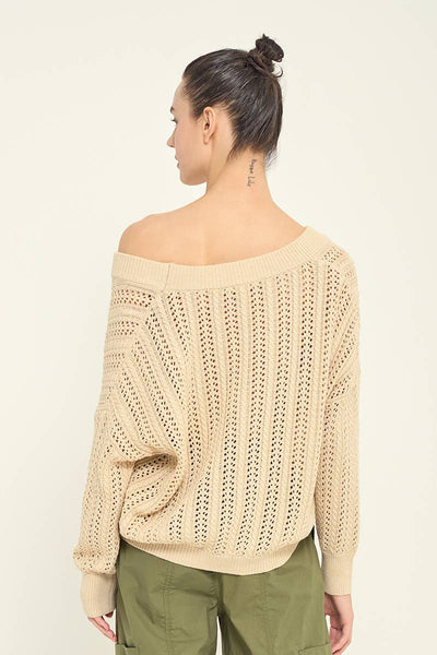 Loose Fit Summer Sweater Top