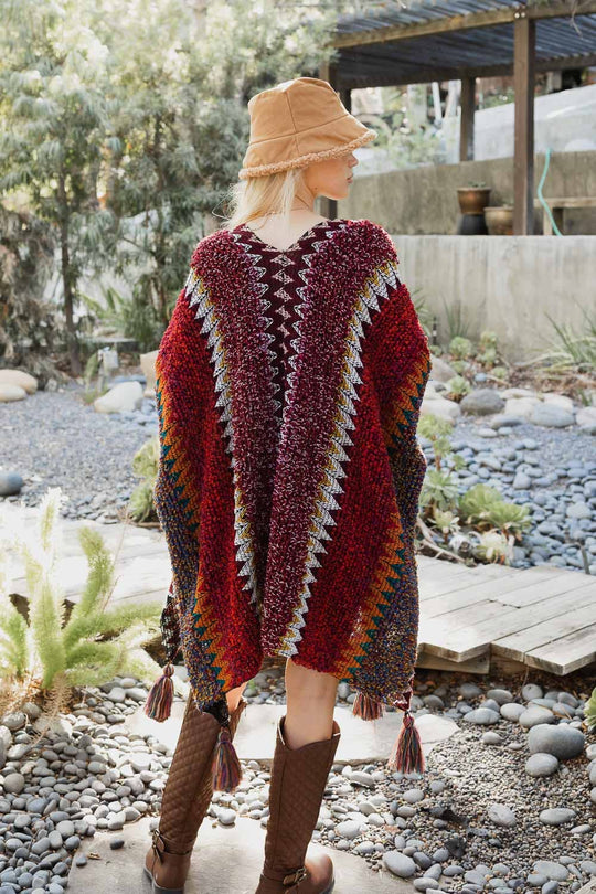 Crochet Patterned Ruana