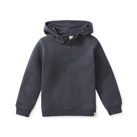 Button Placket Hoodie