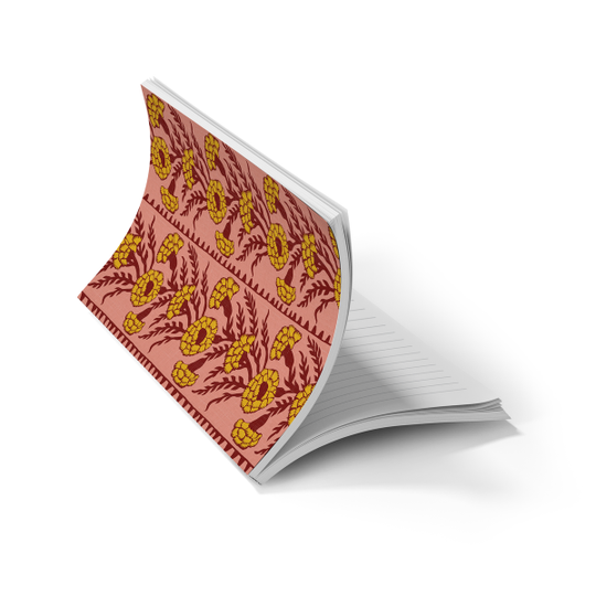 Pompom Carnation Soft Touch Classic Layflat Notebook Journal