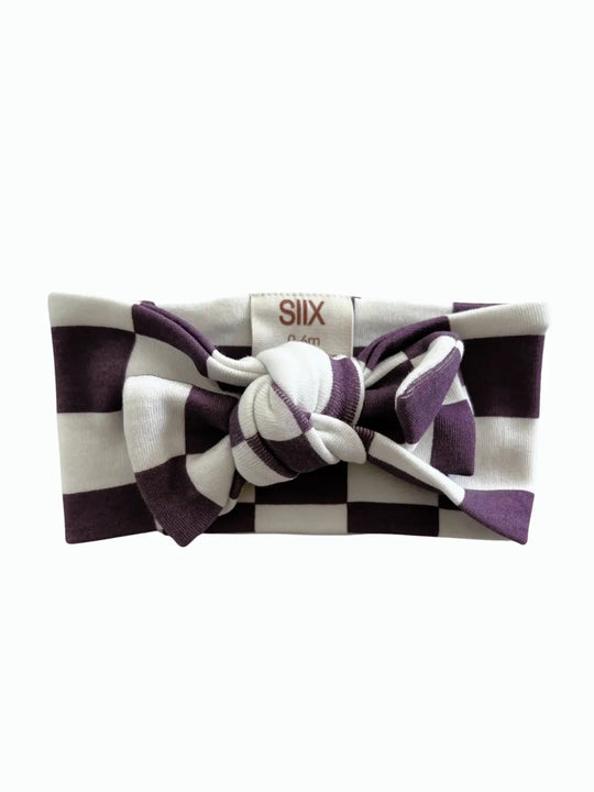 Checkerboard Organic Baby Bow