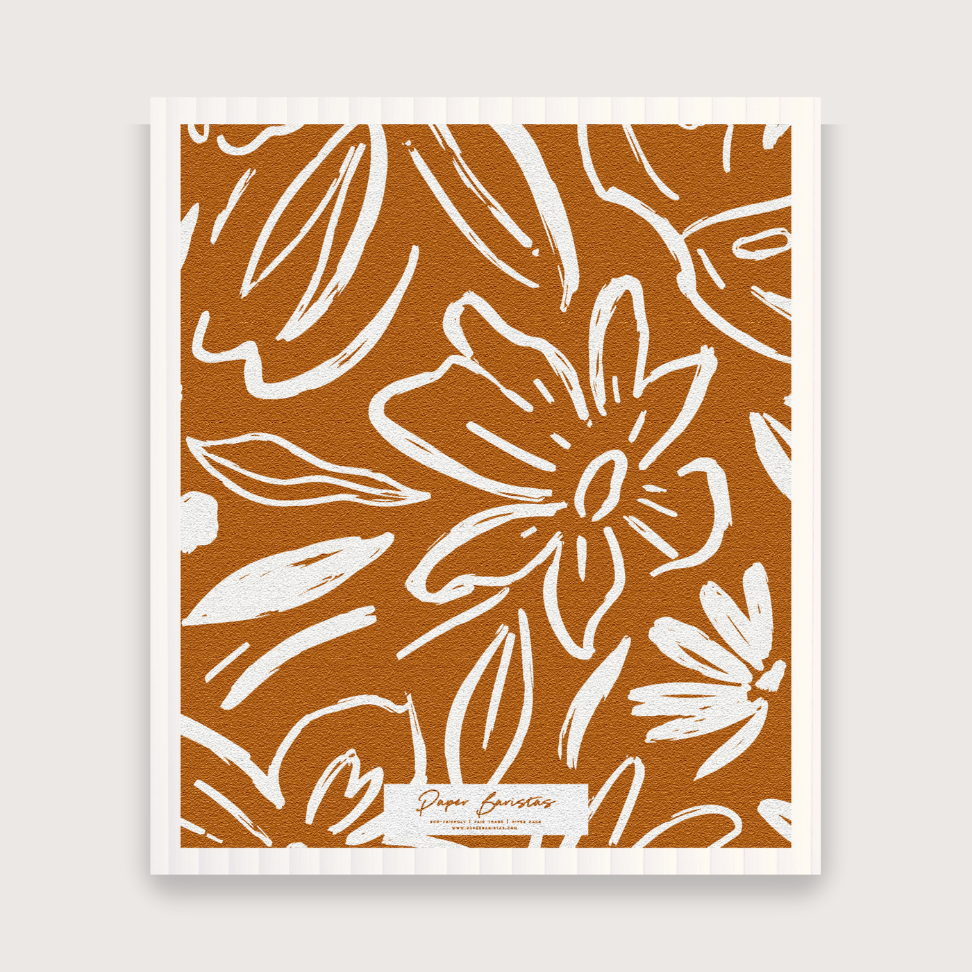 Earthy Florals Clay Dish Cloth