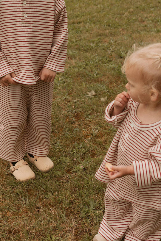 Micky Set in Thin Turtledove Stripe
