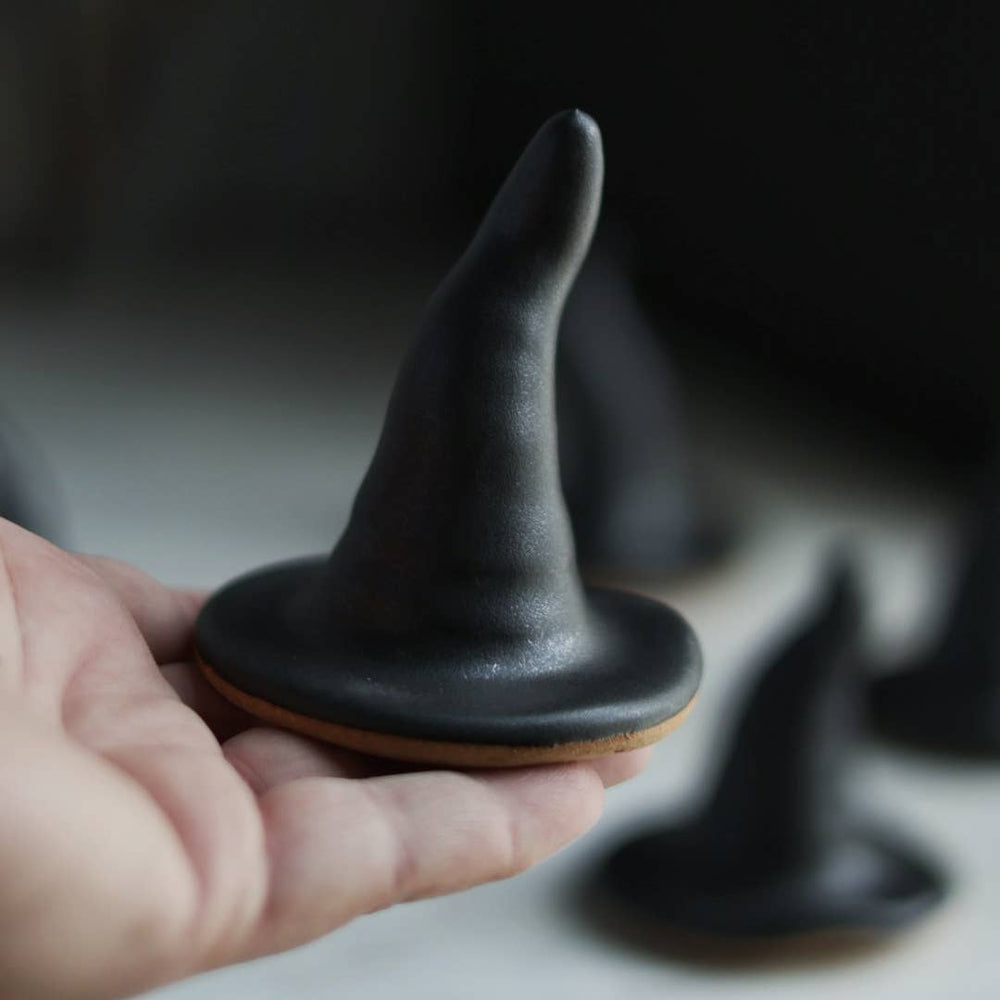 Black Witch Hat Ring Holder