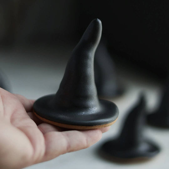 Black Witch Hat Ring Holder