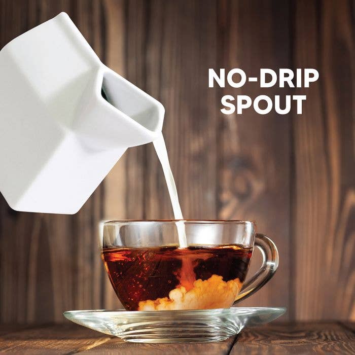 Ceramic Milk Carton Creamer